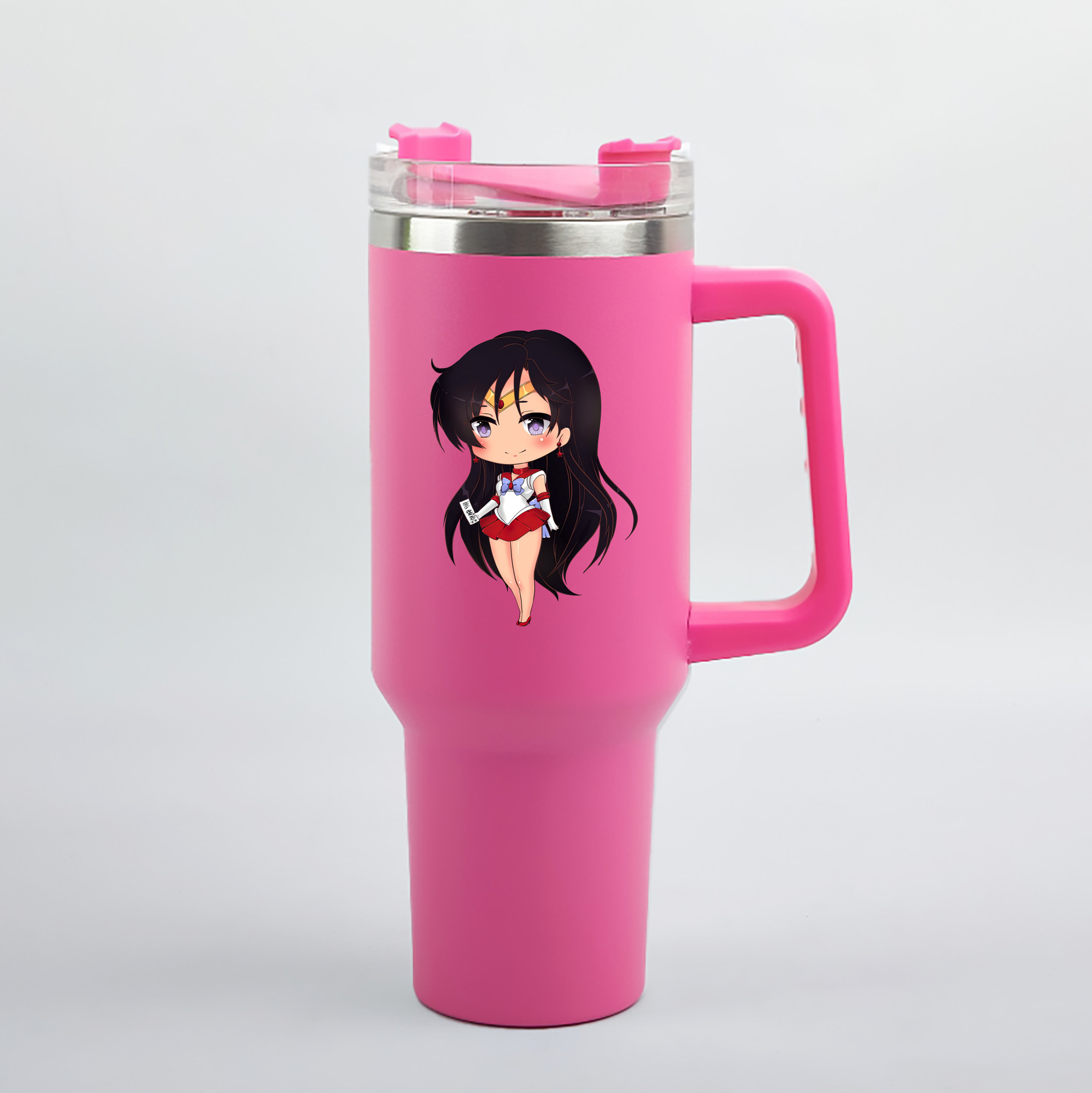 （画像用） 美少女戦士セーラームーン 火野レイ ひの レイ Sailor Moon Hino Rei （セーラーマーズ,Sailor Mars） 1200mL車用タンブラー（カラープリント）